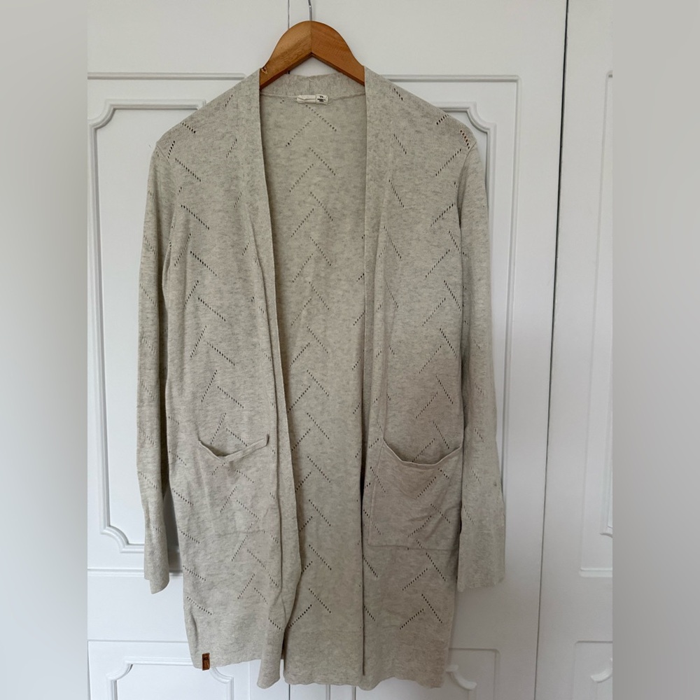 tentree Cream Women's Cardigan Sweater